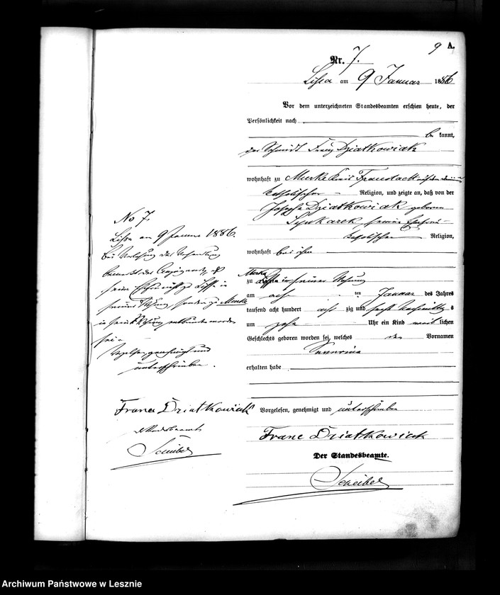 Obraz 10 z jednostki "[Księga urodzeń]"