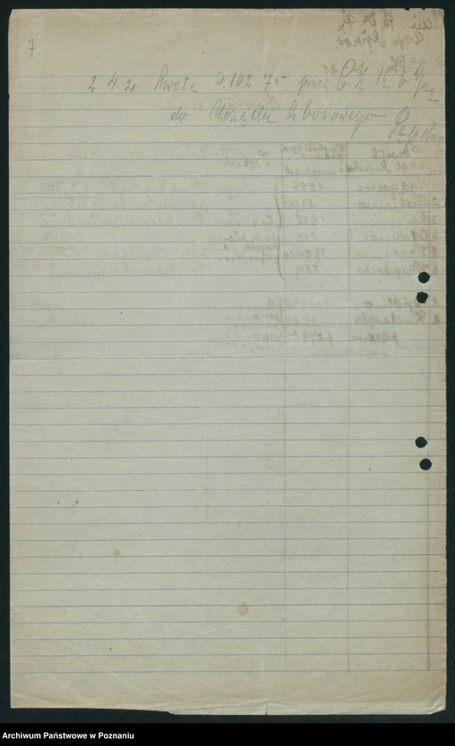 Obraz 8 z jednostki "[Statystyka produkcji rolnej - wynagrodzenia za oszacowanie plonów oraz stwierdzenie powierzchni zasiewów w 1920 roku]"