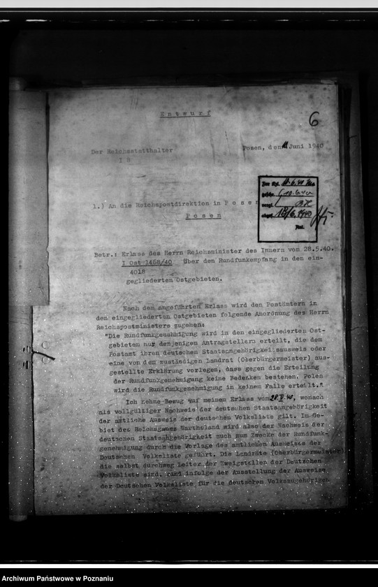 Obraz 10 z jednostki "Zarządzenia w sprawach służbowych"