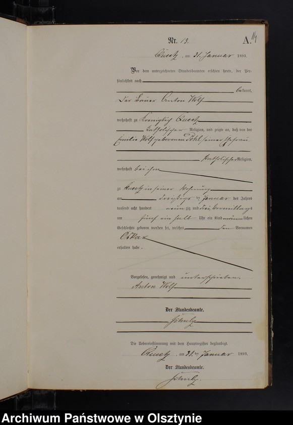 Obraz 16 z jednostki "Geburts-Neben-Register Nr 1 - 86"
