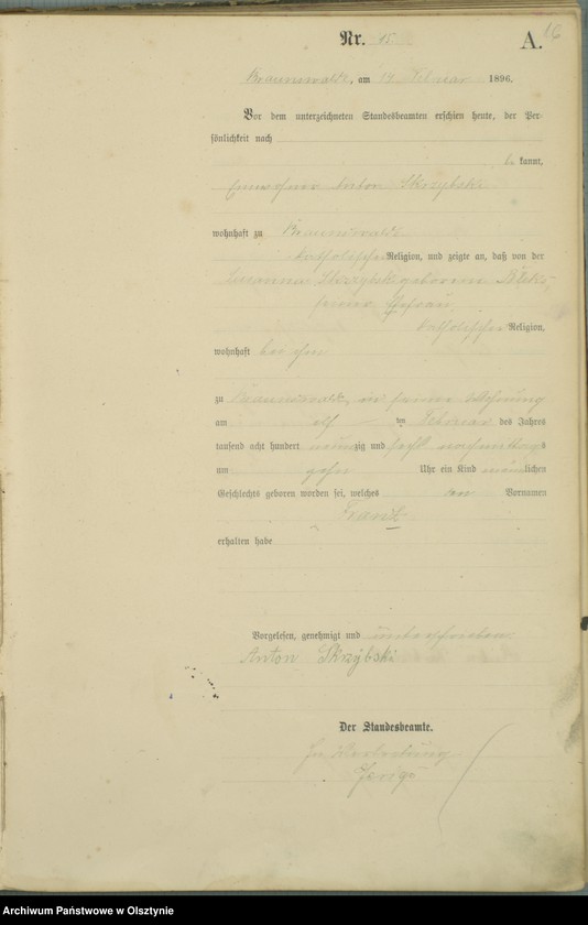 image.from.unit.number "Geburts-Haupt-Register Nr 1 - 100"