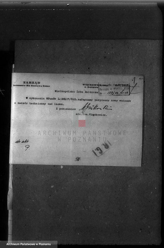 Obraz 5 z jednostki "Program gospodarczy dla lasu J. Kajewskiego w gminie Wiórek powiat poznański 1929-1939"