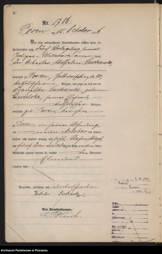 Obraz 13 z jednostki "Księga urodzeń t. IV"