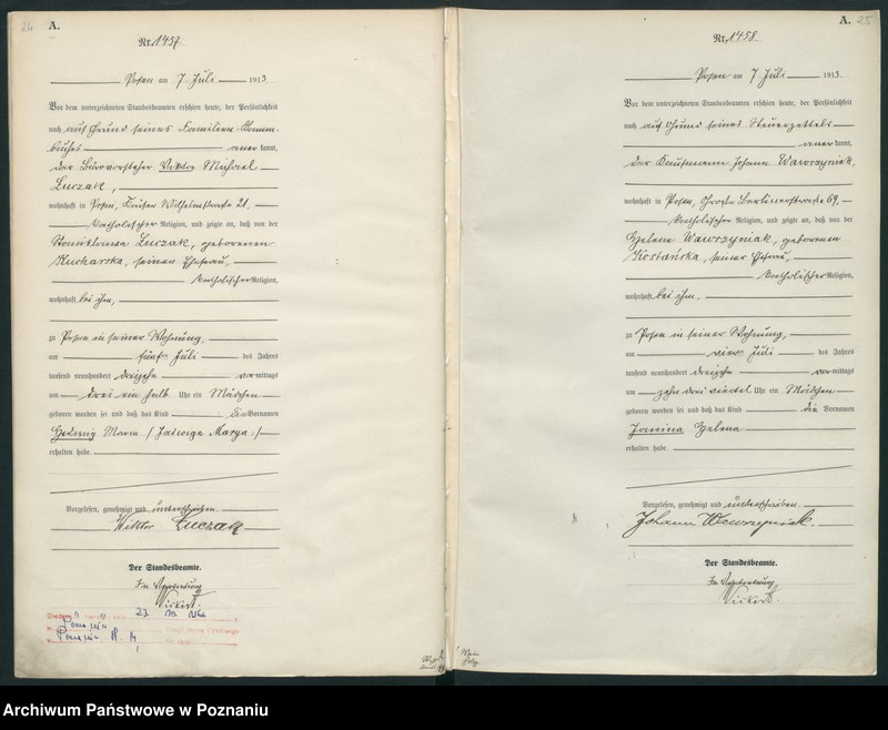 Obraz 15 z jednostki "Księga miejscowa urodzeń tom IV [Rejestr główny urodzeń]"