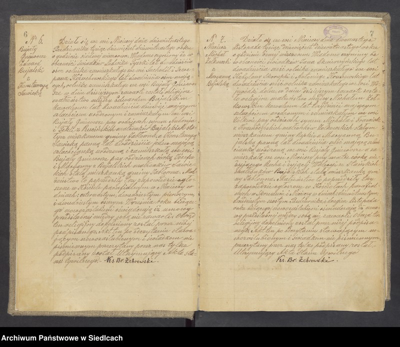 image.from.unit.number "Unikat aktów małżeństw Parafii Nieciecz od 1919 roku do 1937 roku do nr 29"