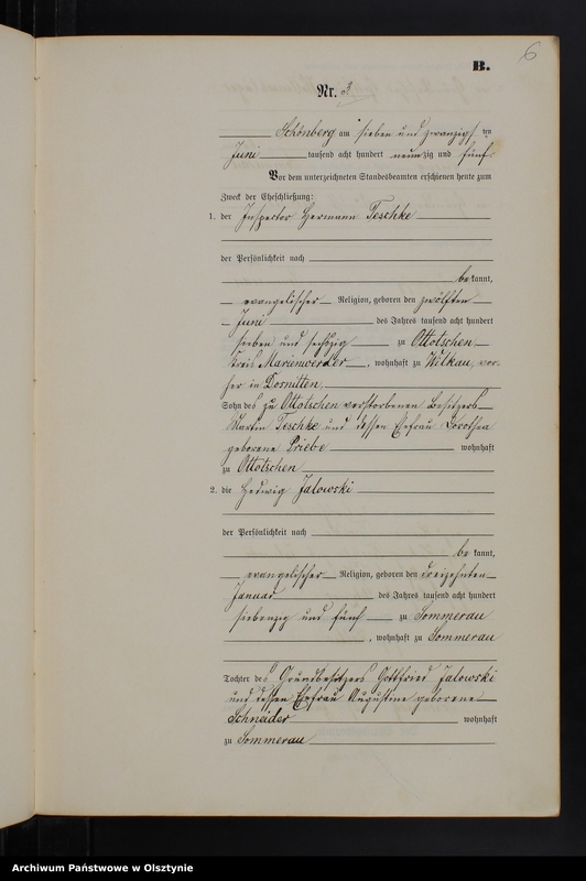 image.from.unit.number "Heiraths-Neben-Register Nr 1 - 19"