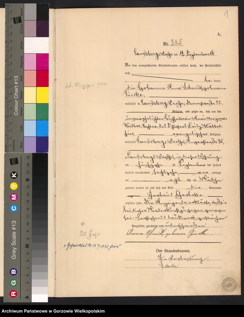 image.from.unit.number "Księga urodzeń, tom II, 385-525"