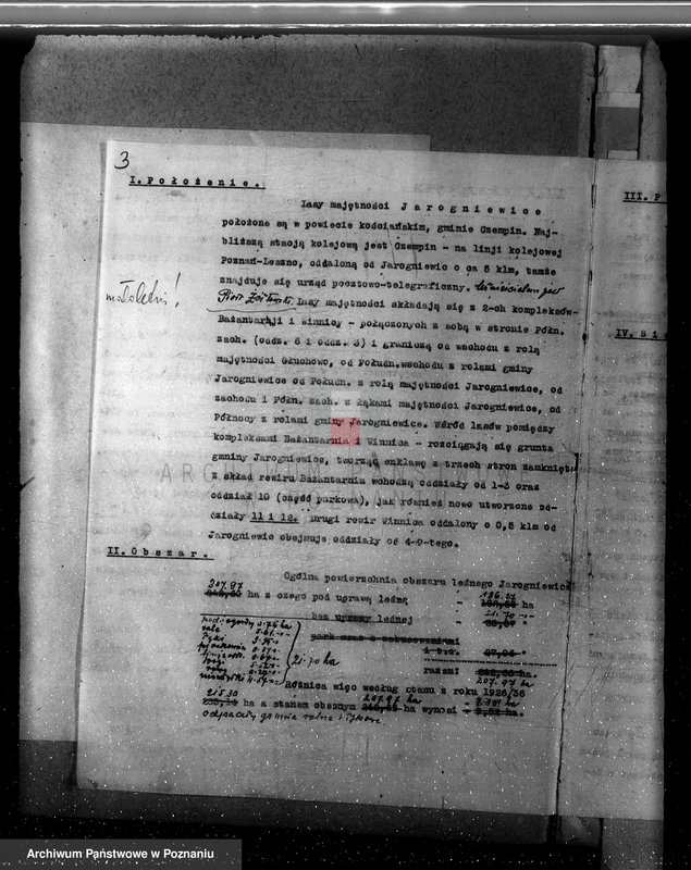 Obraz 7 z jednostki "/Nadzór nad gospodarką w lasach majątku/ Jarogniewice powiat kościański 1936-1946"