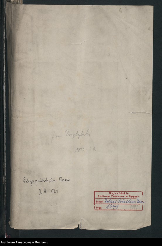 Obraz 2 z jednostki "A. betr. Jan Przybylski, Oberpostsekretär"