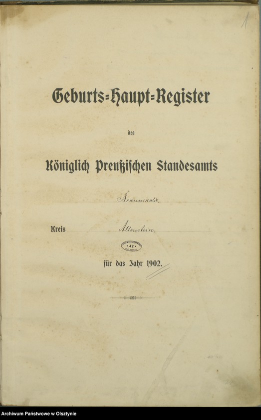 image.from.unit.number "Geburts-Haupt-Register Nr 1 - 71"