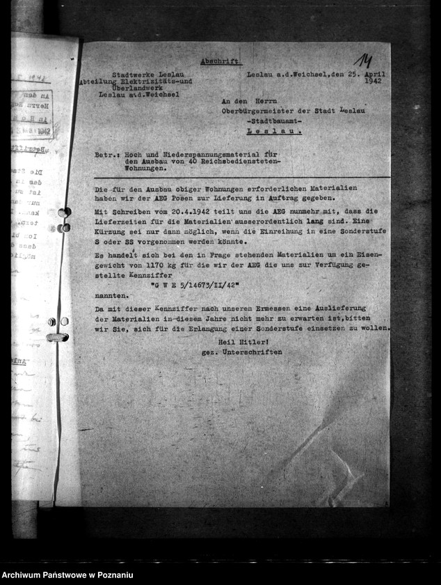 Obraz 18 z jednostki "Kontingentierte Baustoffe für Sonderbauprogramm"