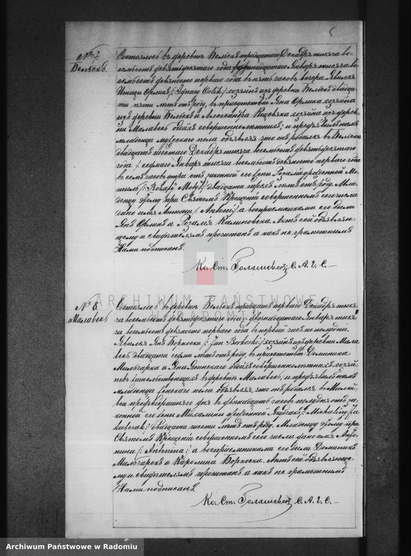 image.from.unit.number "[Duplikat akt urodzonych, zaślubionych i zmarłych parafii Belsk za 1891 r.]"