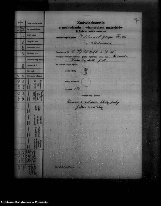 image.from.unit.number "Cukrownia w Miejskiej Górce powiat rawicki nr woj. kotła 5738"