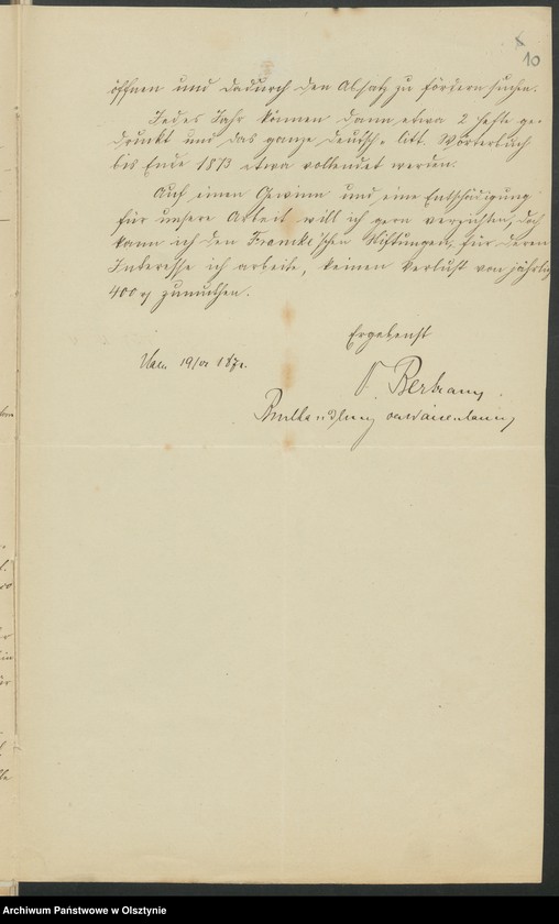 image.from.unit.number "Acta des [20]ten Provinzial-Landtages der Stände des Königreichs Preußen betreffend Petitionen über welcher zur Tagesordnung gegangen"