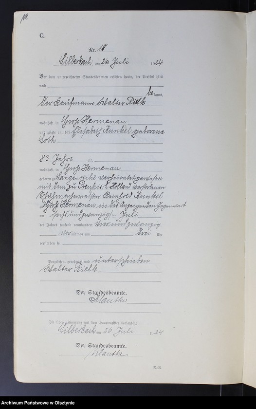 image.from.unit.number "Sterbe-Neben-Register Nr 1 - 28"
