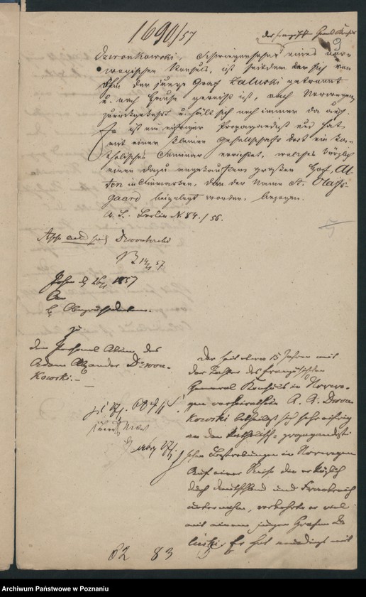 Obraz 12 z jednostki "A. betr. den Auskunft über Ausländer Lit. D"