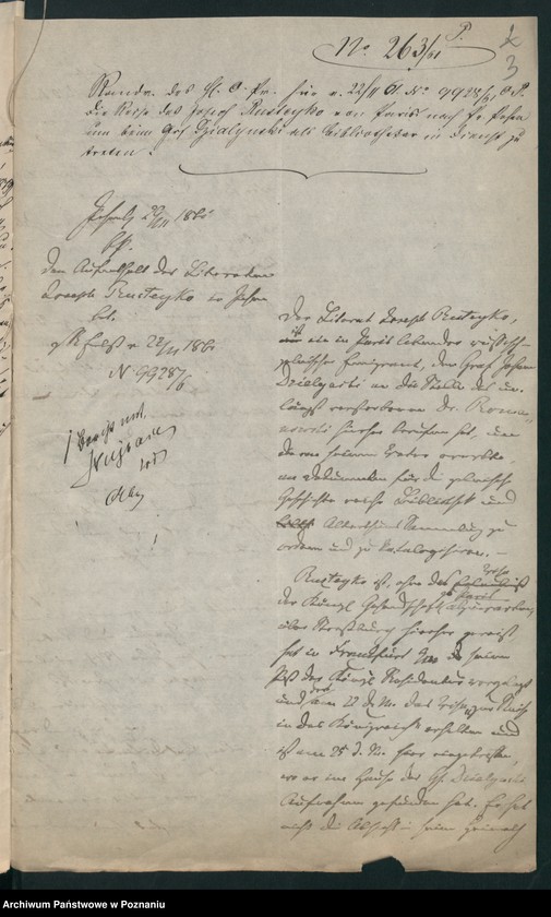 Obraz 8 z jednostki "A. betr. Josef Rusteyko, Bibliothekar des Grafen Johann Działyński"