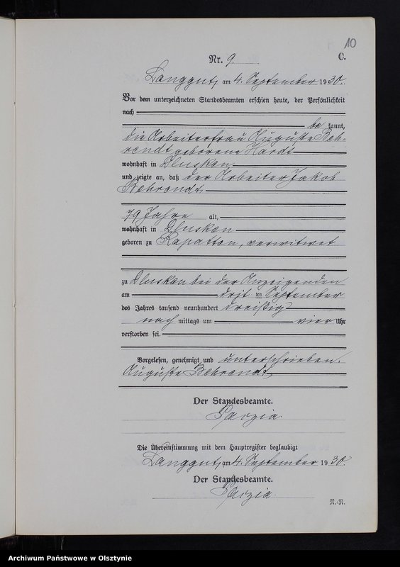 image.from.unit.number "Sterbe-Neben-Register Nr 1 - 16"