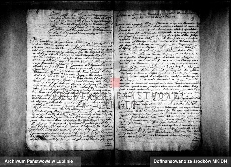 image.from.unit.number "Liber actorum Consistorii Surrogatialis Chełmensis Polisensis anno Dni 1768 die 12 martii v.s. comparatus. Lubomliae 1771 - 1778 Acta Consistoralia sede vacante Administrationalia Hełmensia a fundata jurisdictione administrationali die 1ma Aug[usti] v.s. 1784 Ai incepta [s.151] 1784 – 1785 Acta sub felicissimis auspiciis Illu[strissi]mi Excell[entissi]mi ac Rev[erendissi]mi D[omi]ni Theodosii Rostocki Episcopi Chelmensis et Metropoliae totius Russiae Coadiutoris Anno 1785 Die 1ma 8bris v.s. conscribi inchoata [s.164]"