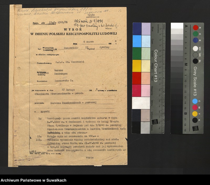 image.from.unit.number "Dokumenty Do aktów zaślubionych Smolańskiej R.K. Paraji za 1929 rok"