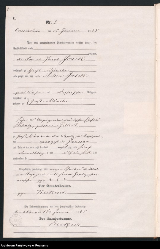 Obraz 5 z jednostki "Księga zgonów"