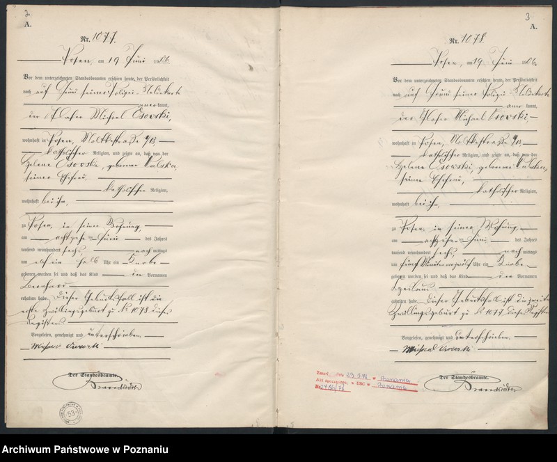 Obraz 4 z jednostki "Księga miejscowa urodzeń"