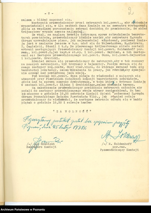 Obraz 5 z jednostki "Związek Weteranów Powstań Narodowych - obchód 17 rocznicy powstania."