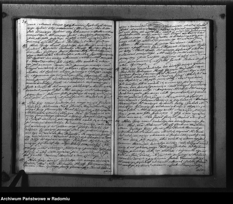 image.from.unit.number "Księga akt cywilnych gminy Głowaczew na rok 1820"