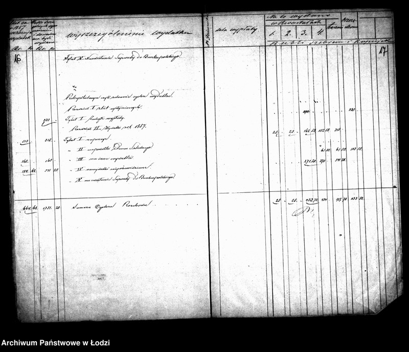Obraz 13 z jednostki "Manuały przychodu i wydatku kasy szkoły elementarnej katolickiej i ewangelickiej w mieście Łodzi na przedmieściu Łódka"