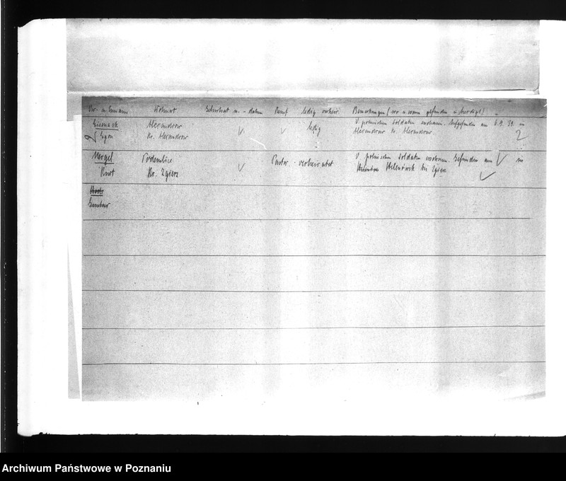 Obraz 6 z jednostki "Zweigstelle Litzmannstadt (Łódź) Totenlisten. Wykazy Niemców z różnych powiatów, zaginionych w 1939 roku"