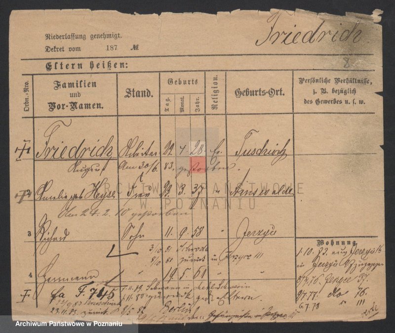 Obraz 10 z jednostki "Fridmann - Friwein (Frühwein)"