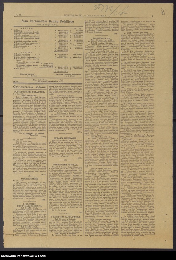 Obraz 10 z jednostki "Lejbus – Zelman Glincensztejn – pośrednictwo handlowe"