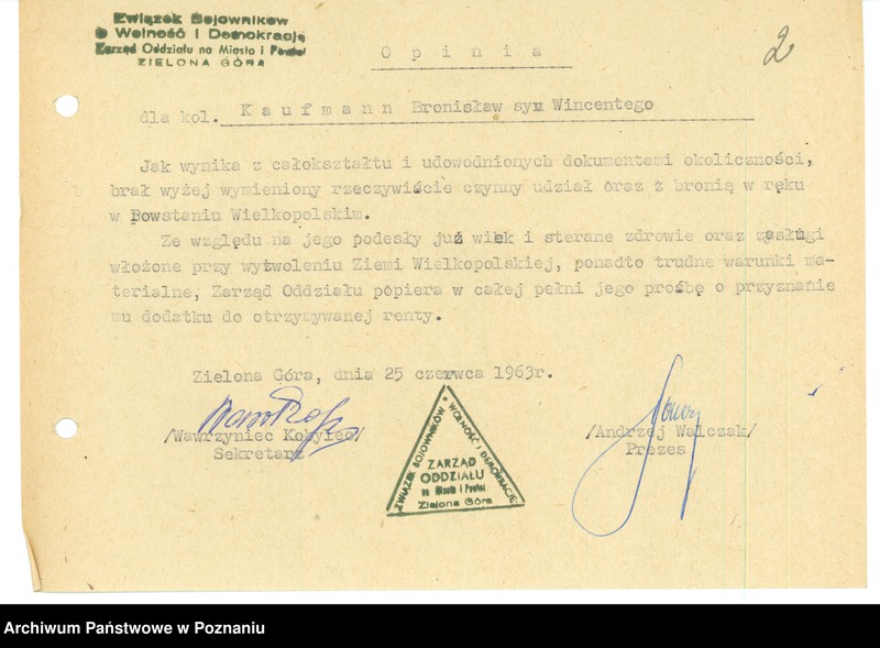 Obraz 19 z jednostki "Życiorysy powstańców wielkopolskich: K - tom lV /Kaufmann Bronisław - Kielanowski Józef/."