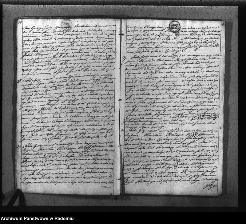 image.from.unit.number "Księga akt cywilnych gminy Głowaczew na rok 1818"