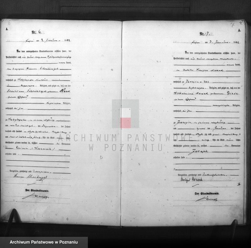 Obraz 5 z jednostki "Księga urodzeń t. I"