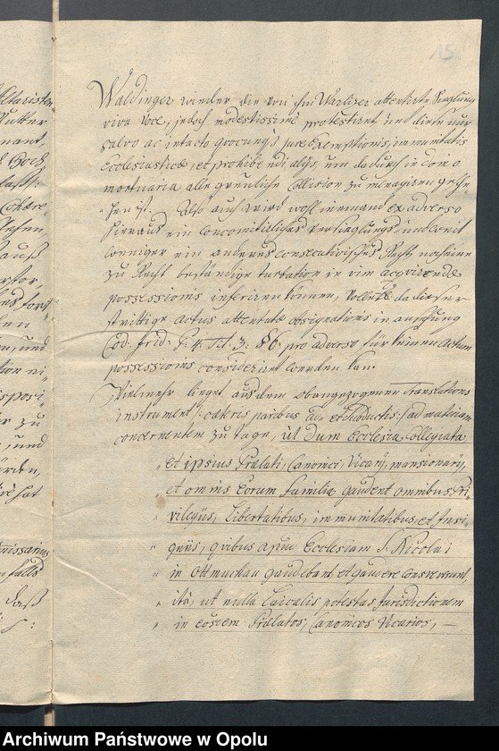 image.from.unit.number "Korespondencja między urzędem biskupim a Fundacją Kolegiaty św. Jakuba w Nysie [Ekstrakty dokumentów z 1477 i 1660 r.]"