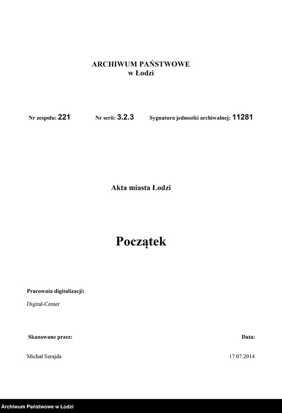 Obraz 3 z jednostki "[Księga ludności niestałej m. Łodzi Nowy Rynek 1, Magistrat m. Łodzi, 2 konstantynowski uczastek]"