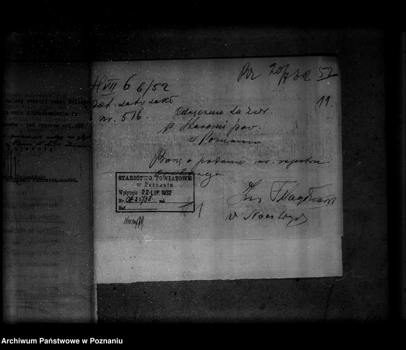 Obraz 18 z jednostki "Zatwierdzenie projektu urządzania zakładu przemysłowego Firmy Płótno S. Akcyjna W Stęszewie powiat poznański nr 516"