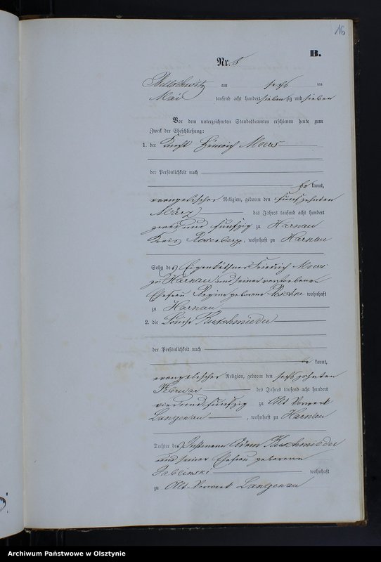 image.from.unit.number "Heiraths-Neben-Register Nr 1 - 20"