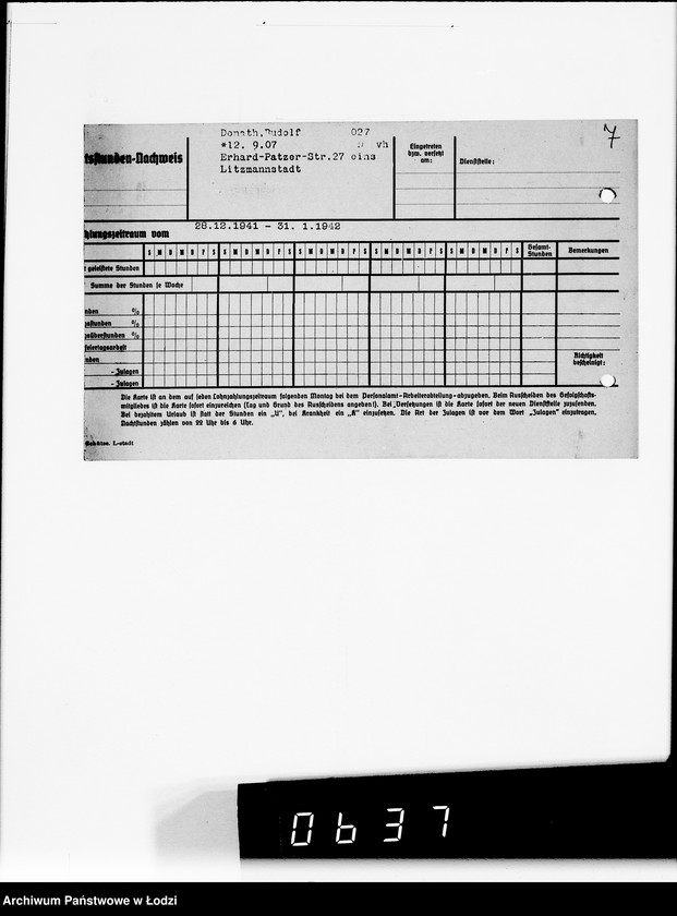 Obraz 11 z jednostki "D.A.F [Wpłaty składek członkowskich]"