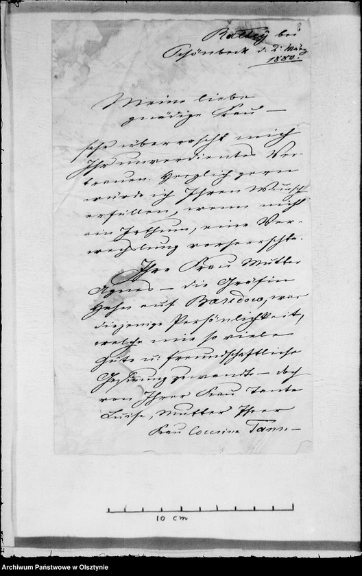 image.from.unit.number "/Berta v. Oertzen- Pentz, mecklenburgische Hofdame, Marielisa v. Radowitz, Paul v. Höpfner, F., J. u. E. v. Stein, Ldir Sieghold, von der Osten u. Vetter O. Blome an Anna Gfin Lehndorff geb.Hahn/"