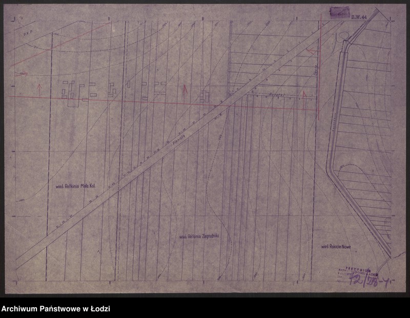 Obraz 4 z jednostki "Plan m. Łodzi 1: 2000. Sekcja SW 44"