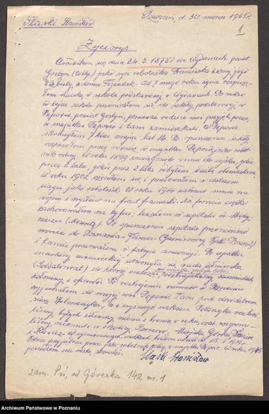 Obraz 14 z jednostki "Życiorysy powstańców wielkopolskich: Ś - tom l /Śląski Stanisław - Świtek Stefan/."