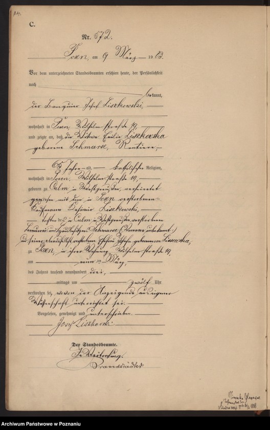 Obraz 17 z jednostki "Księga zgonów tom II"