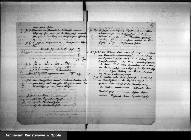 Obraz 16 z jednostki "Prüfungsarbeiten 1. Verwaltungsprüfung (Stadtsekretärprüfung) 13./14.12. u. 17.12.1929. Brieger Nicolai Schiller Wünsche Wagner Hettwer Brannisch Peibst"