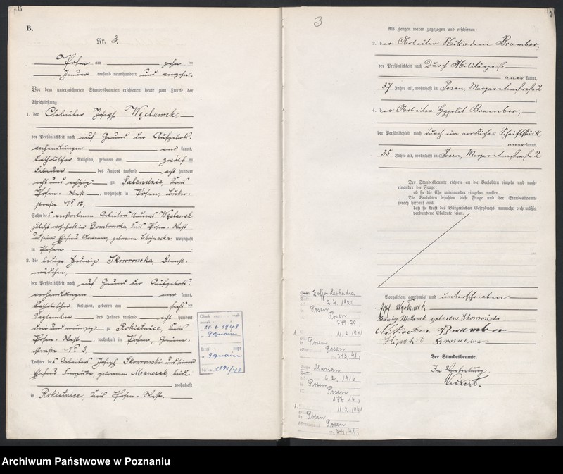 Obraz 5 z jednostki "Księga miejscowa małżeństw tom I [Rejestr główny małżeństw]"