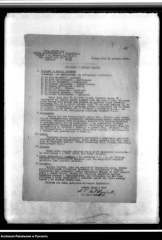 Obraz 11 z jednostki "Okólniki, spis członków"