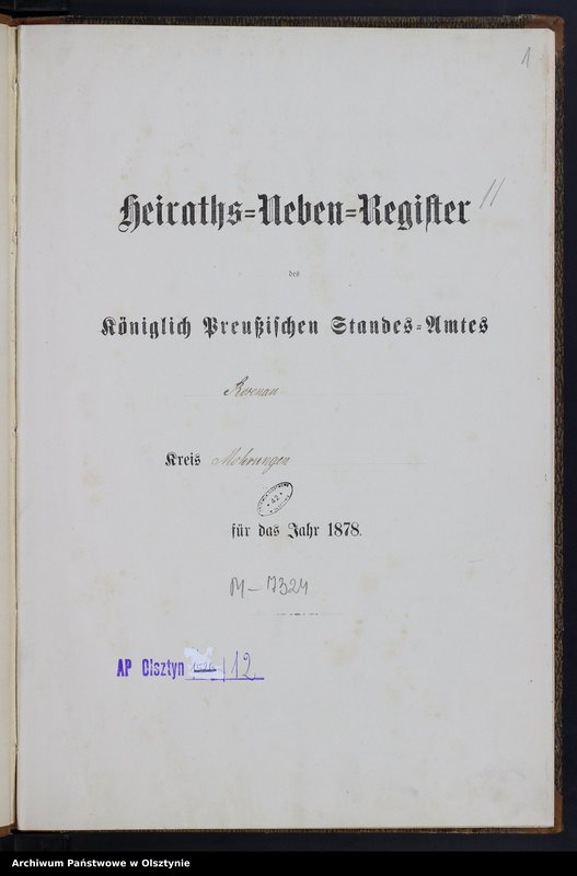 image.from.unit.number "Heiraths-Neben-Register Nr 1 - 17"