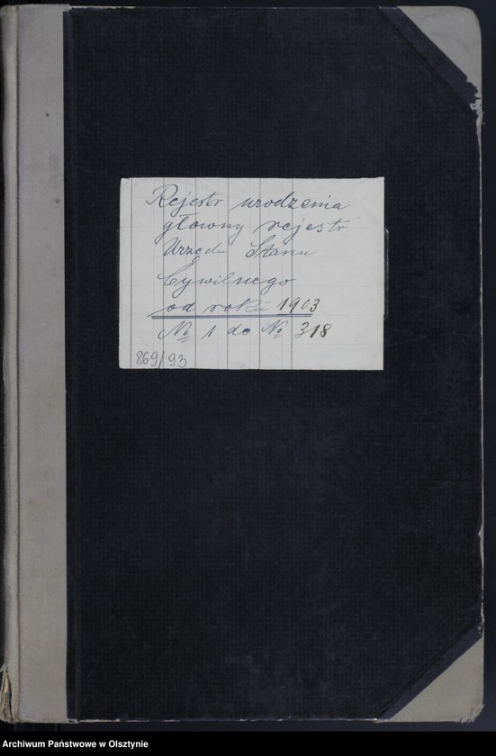 image.from.unit.number "Geburts-Haupt-Register Nr 1 - 318"