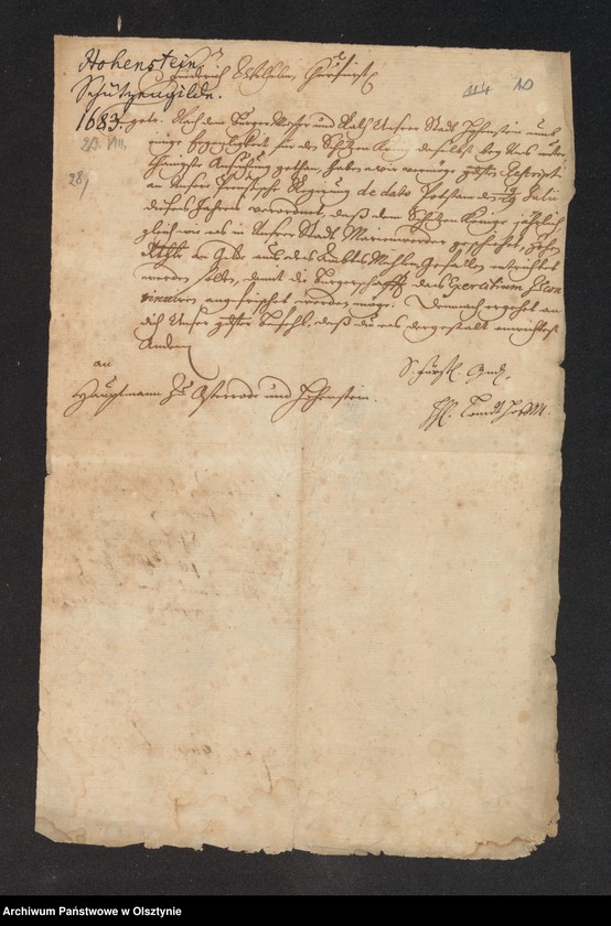 image.from.unit.number "Wegen Scheibenschiessen in Hohenstein [Olsztynek]"